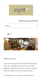 Mobile Screenshot of esprit-uk.co.uk